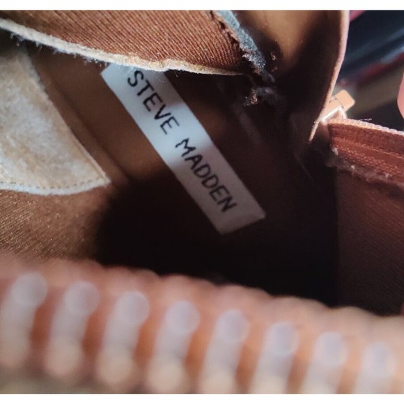 Steve Madden Brown and Leopard Ankle Boots - Picture 9 of 9